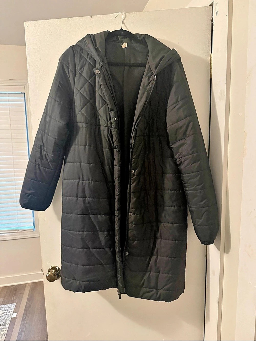 Fabletics Quilted Hooded Puffer Coat XL Like New